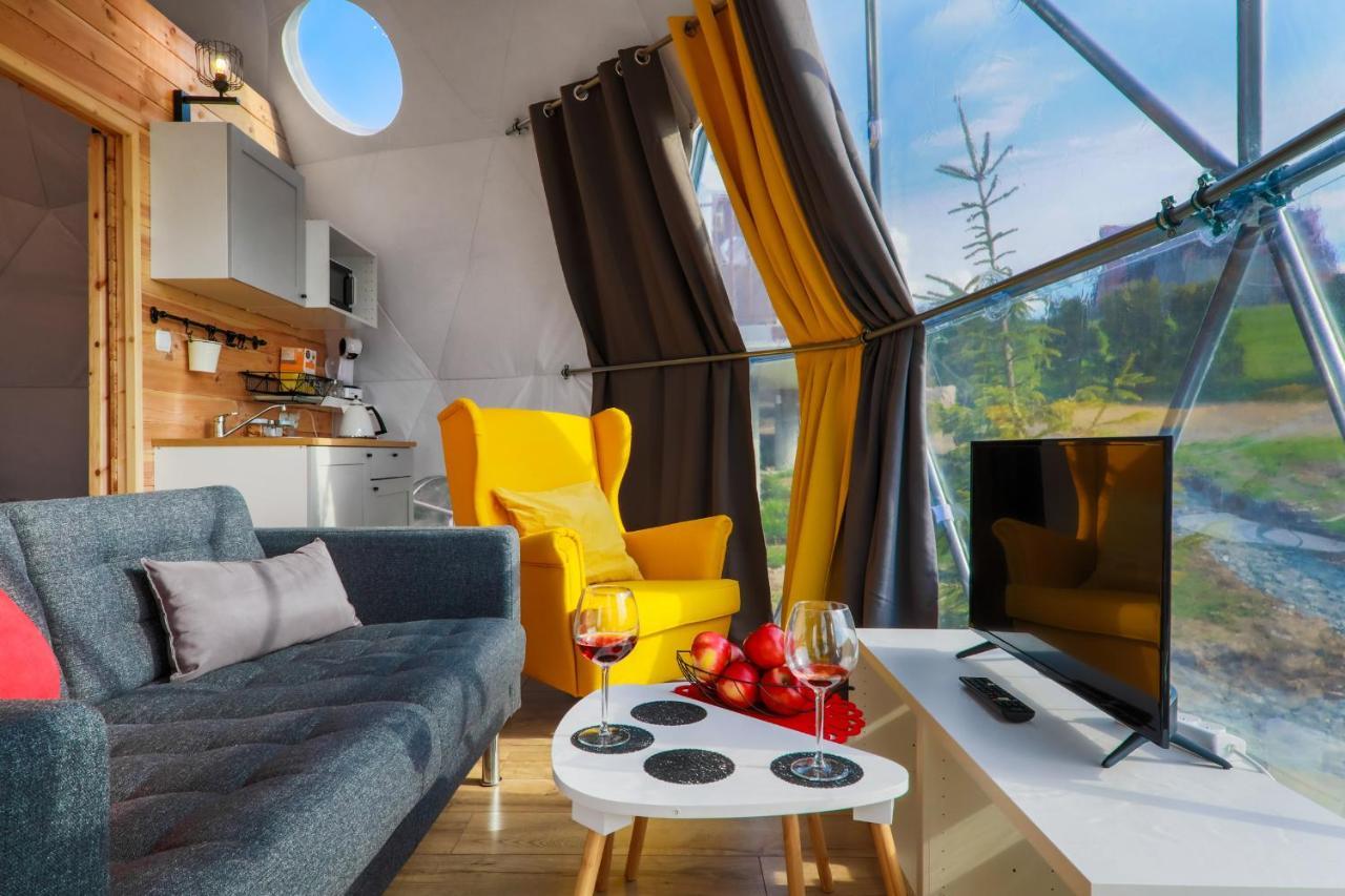 Glamping Gliczarow Klapnioki Bed & Breakfast Lesnica  Ngoại thất bức ảnh
