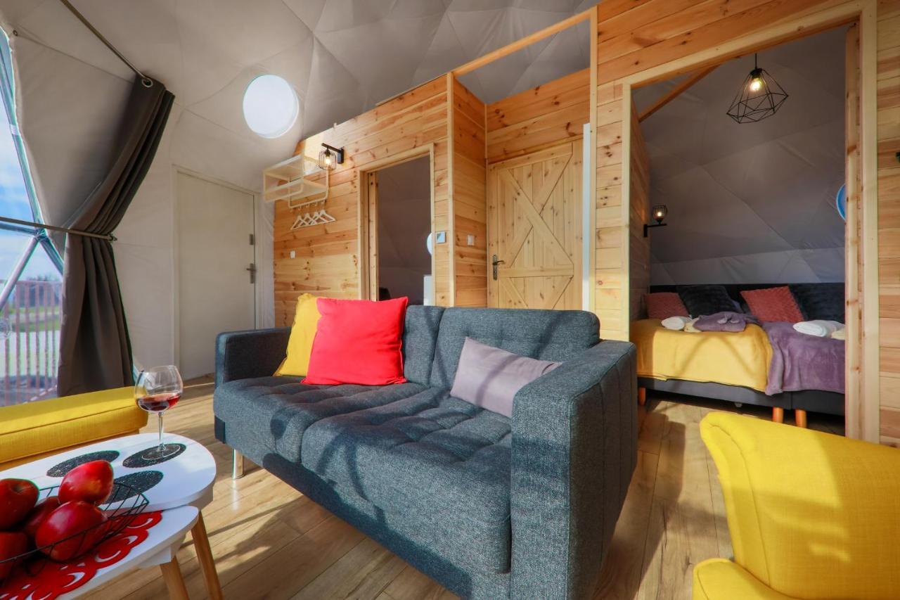 Glamping Gliczarow Klapnioki Bed & Breakfast Lesnica  Ngoại thất bức ảnh