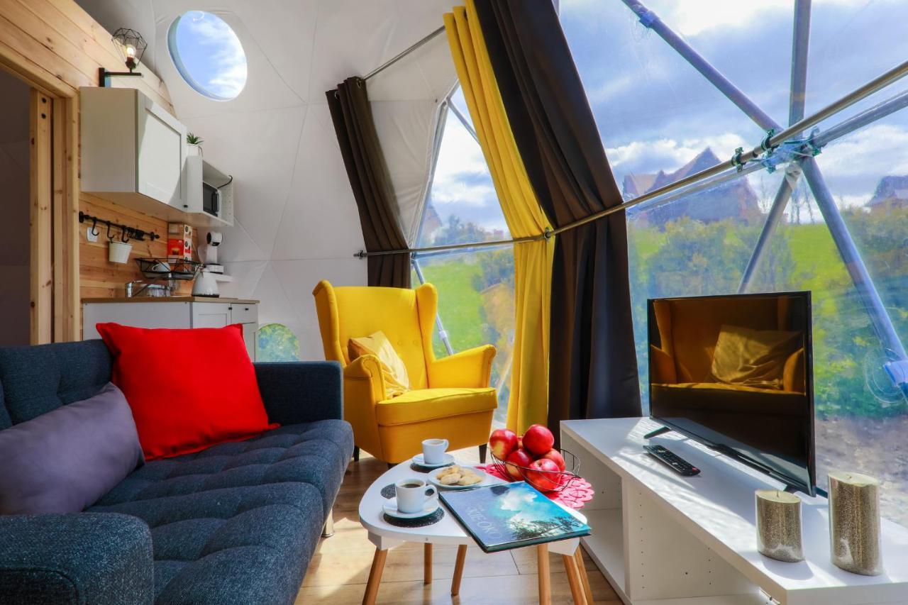 Glamping Gliczarow Klapnioki Bed & Breakfast Lesnica  Ngoại thất bức ảnh