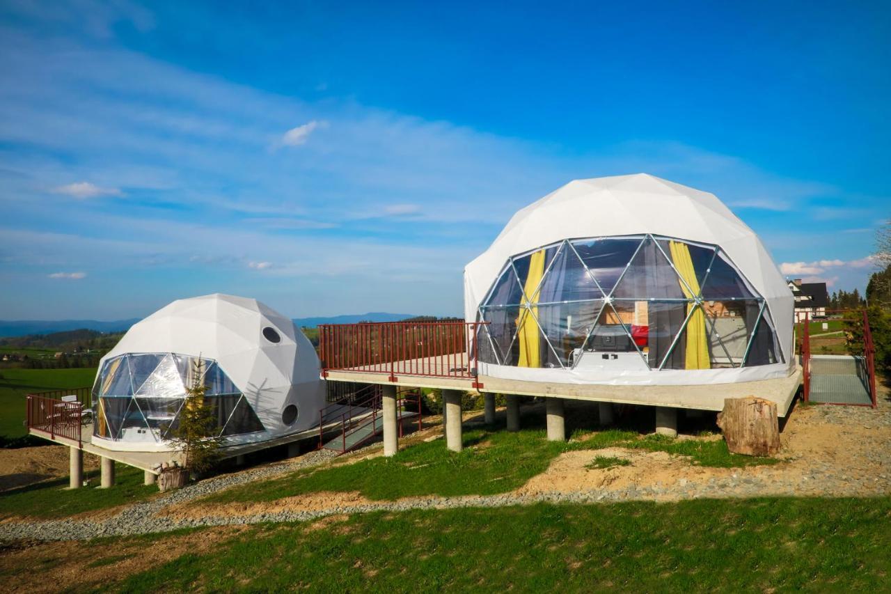 Glamping Gliczarow Klapnioki Bed & Breakfast Lesnica  Ngoại thất bức ảnh