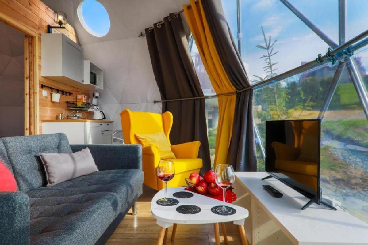 Glamping Gliczarow Klapnioki Bed & Breakfast Lesnica  Ngoại thất bức ảnh